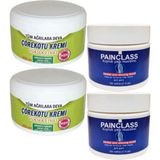 2 Adet Çörek Otu Kremi Büyük Xlboy 200 ml Green + 2 Adet 150 ml Kuyruk Yağı Kremi Painclass / Diz Dirsek Iskelet Sırt Bel Kas Agrilarina Masaj