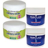 2 Adet Çörek Otu Kremi Büyük Xlboy 200 ml Green + 2 Adet 150 ml Kuyruk Yağı Kremi Painclass/Diz Dirsek Iskelet Sırt Bel Kas Agrilarina Masaj Seti