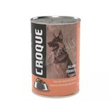 2 Adet Croque Somonlu Konserve Yetişkin Köpek Maması 400 gr