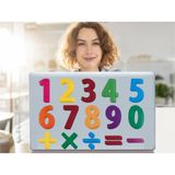 2 Adet Defter Sticker,laptop Sticker Rakamlı Desen Pvc 48X33X0,5CM