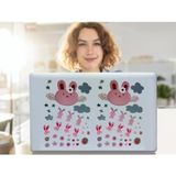 2 Adet Defter Sticker,laptop Sticker Tavşan Desenli Pvc 70X50X0,5CM