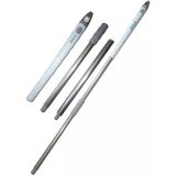 2 Adet Demonte Metal Mop Paspas Sopası 105cm Sıkmalı Taplet Sapı Kırılmayan Demir Borulu