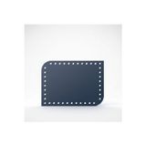 2 Adet Deri Amerikan Servis-33x44 cm Amerikan Servis-Delikli Supla