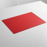 2 Adet Deri Amerikan Servis Supla Dikdörtgen 33X44 - 44 x 33 cm - Kırmızı