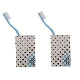 2 Adet Diş Fırçalık Ve Macunluk Puanlı Poliresin 6X6x10cm 200Ml Banyo Seti