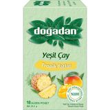 2 Adet Doğadan Yeşil Çay Tropik Tatlar 18'li