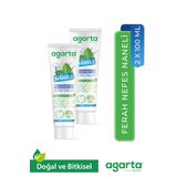 2 Adet Doğal Yoğun Naneli Florürsüz Ferah Nefes Diş Macunu 100 Ml