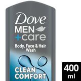 2 Adet Dove Men +Care Clean Comfort Nemlendirici Duş Jeli 400 ml