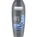 2 Adet Dove Men Deo Roll On Clean Comfort 50 Ml
