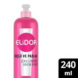 2 Adet Elidor Güçlü ve Parlak Kuru ve Mat Saçlar Için Şekillendirici Saç Bakım Kremi 240 ml