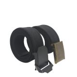 2 Adet Erkek Kemer Siyah Tactical Palaska Tarzı 4 cm (135 cm)