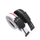 2 Adet Erkek Kemer Siyah ve Beyaz Tactical Palaska Tarzı 4 cm (145 cm)