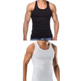 2 Adet Erkek Slim Fit Dar Kalıp Likralı Penye Sporcu Atleti(Rambo Atleti)