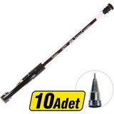 2 Adet Faber-Castell 1425 Tükenmez Kalem 0.7 Mm İğne Uçlu Siyah 10'Lu Paket