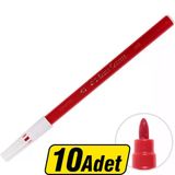 2 Adet Faber-Castell 45 Keçeli Kalem Kırmızı 10'Lu Paket