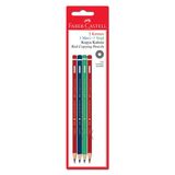 2 Adet Faber Castell 4'Lü Karışık Kopya Kalemi (2 Kırmızı + 1 Mavi + 1 Yeşil)
