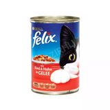 2 ADET Felix Sığır Etli Konserve Kedi Maması 400 Gr