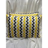 2 Adet Fermuarlı Yastık Kılıfı %90 Pamuk | 50X70 cm - Yavruağzı - Antrasit