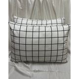2 Adet Fermuarlı Yastık Kılıfı %90 Pamuk | 50X70 cm - Zümrüt Yeşili - Taş
