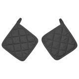 2 Adet Fırın Kabı Tutacağı 21x21 Cm 2'li Set Tutacak Ikea Gri