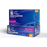 2 Adet Flex Pudrasız Eldiven L-Xl Boy 100'LÜ Mavi
