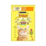 2 ADET Friskies Tavuk Etli Yaş Kedi Maması 85 Gr