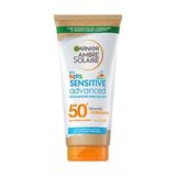 2 Adet Garnier Ambre Solaire Sensitive Advanced Çocuk Hipoalerjenik Güneş Koruyucu Süt Spf 50+ 175 ml