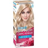 2 Adet Garnier Çarpıcı Renkler Saç Boyası 111 Ekstra Açık Gümüş Sarı
