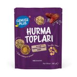 2 Adet Genuss Plus Yer Fıstığı Kaplı Fıstık Dolgulu Hurma Topu 100 Gr
