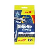 2 Adet Gillette Blue3 Comfort Tıraş Bıçağı 9 + 3'Lü Poşet
