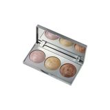2 Adet Golden Rose Strobing Highlighter Palette Pink Gold Bronz 1 Adet
