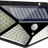 2 Adet Güneş Enerjili Bahçe Aydınlatması Sokak Dış Ortam Solar LED Lamba Su Geçirmez Sensörlü 100 Ledli