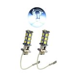 2 Adet H3 Far Ampulü 18 Ledli 6000K 12V 100/90W