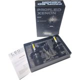 2 Adet H7 Soket LED Xenon Far Ampulü 6000K Beyaz 8000LM - Altın