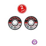 2 Adet İnox Metal Kesici Disk Spiral Taşı 115 Mm X 1.0 X 22.23 Paslanmaz Ve Metal Kesim Diski