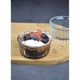 2 Adet Isıya Dayanıklı Cam Sufle Kabı Borline Sufle Kasesi 10X5 Cm