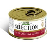 2 ADET Jungle Selection Tavuklu & Somonlu Yaş Kedi Maması 70 Gr
