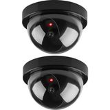 2 Adet Kablosuz Fake Dome Caydırıcı Işıklı Ledli Yalancı Kamera Güvenlik Kamerası 360° Der - Genel