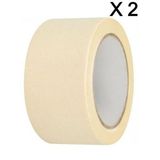 2 Adet Kağıt Bant 48mm Maskeleme Bandı Boya Bandı