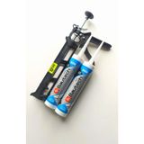 2 Adet Kahverengi Silikon Mastik/Çekomastik 500 gr. + Silikon Tabancası