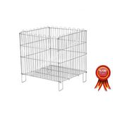 2 Adet Katlanır Havuz Sepet - Krom Ve Galvaniz Kaplı Havuz Sepet 40X50 Cm Teşhir Vitrin