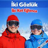 2 Adet Kayak Gözlüğü Füme Ventilli Güneş Kar Koruyucu Gözlük Uv Korumalı Snowboard Glasses Gözlük