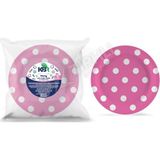 2 Adet Kbr Party Kağıt Tabak 22 cm Pembe 8'li
