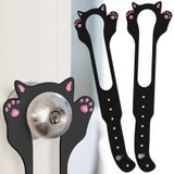 2 ADET Kedi Kapı Mandalı Tutucu, 【8 Ayarlanabilir Boyut】 Daha Güçlü Esnek Kedi Kapı Durdurucu, Kapıyı Açık Tutun 1,5 inç ila 8 inç, Hadi Kedileri İçeri Girelim ve Köpekleri Çöp ve Yiyeceklerden Uzak