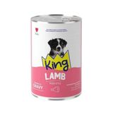 2 Adet King Sos Içinde Et Parçacıklı Kuzu Etli Yavru Köpek Maması 400 gr