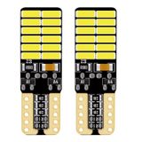 2 Adet Kristal Mavi Renk T10 Dipsiz Led Ampul 24 Ledli Park Ampul