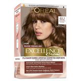 2 Adet L Oréal Paris Excellence Nude Saç Boyası Koyu Kumral 6U 1 Adet