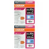 (2 Adet) Ledvance 6,9W Günışığı-Ilık Beyaz (4000K) Gu10 Duylu Led Spot Ampul