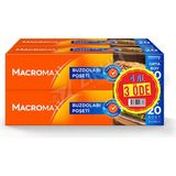 2 Adet Macromax Buzdolabı Poşeti Orta Boy 4 Al 3 Öde 80'li Paket