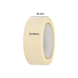 2 Adet Maskeleme Bandı Boya Bandı 36MM x 25M Kağıt Bant - Option-1 - 1 Adet